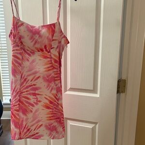 Forever 21 Pink and Orange Dress